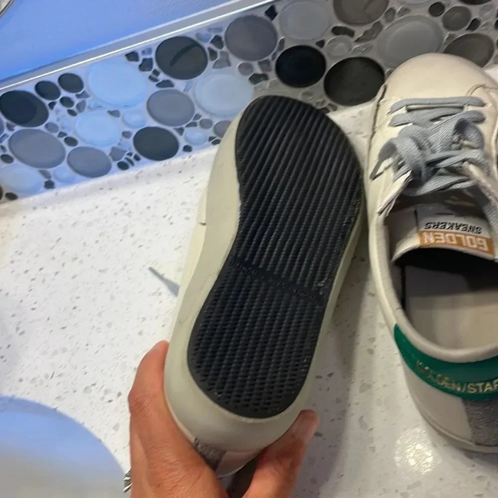 STAR suede white/ cream tennis shoes - Picture 9 of 12